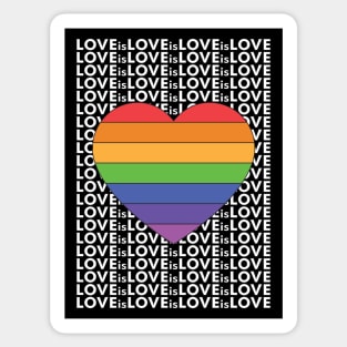 Love is Love is Love Sticker